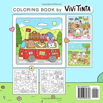 Fuzzy Friends: Super Cute Coloring Book for Adults and Teens