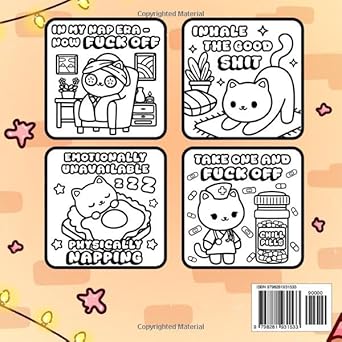 Cussing Cats: Bold and Easy Swear Word Coloring Book for Adults and Teens