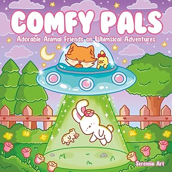 Comfy Pals - Charming Coloring Book for Adults & Teens